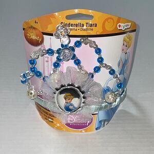 GIRLS DISNEY PRINCESS CINDERELLA TIARA COSTUME PLAY DRESS UP NEW